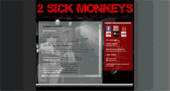 Desktop Screenshot of 2sickmonkeys.com